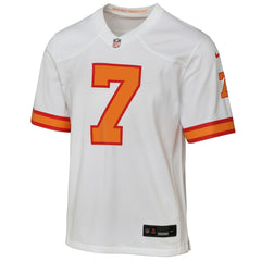 Bucky Irving '76 Tampa Bay Buccaneers Youth Game Jersey White | NFL