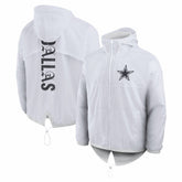 Dallas Cowboys Type Play Down Full-Zip Jacket White | Fanatics