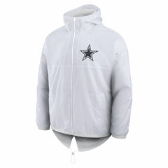 Dallas Cowboys Type Play Down Full-Zip Jacket White | Fanatics