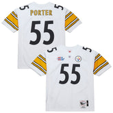 Joey Porter Pittsburgh Steelers 2005 Authentic Throwback Retired Player Jersey White | Mitchell & Ness