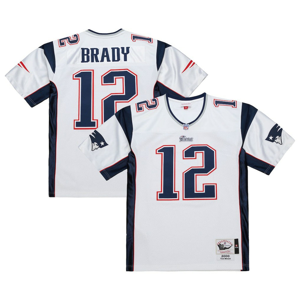Tom Brady New England Patriots 2000 Authentic Jersey White | Mitchell & Ness