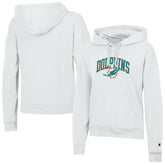 Miami Dolphins Champion Women's Powerblend Hoodie White | NFL