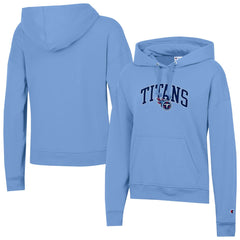 Tennessee Titans Champion Women's Powerblend Hoodie Light Blue | NFL