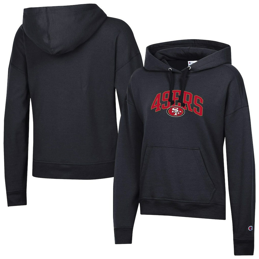 San Francisco 49ers Champion Women's Powerblend Hoodie Black | NFL