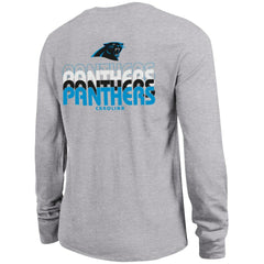 Carolina Panthers Champion Women's Core Long-Sleeve T-Shirt Heather Gray | NFL