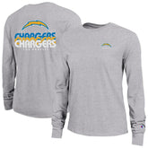 Los Angeles Chargers Champion Women's Core Long-Sleeve T-Shirt Heather Gray | NFL