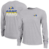 Los Angeles Rams Champion Women's Core Long-Sleeve T-Shirt Heather Gray | NFL