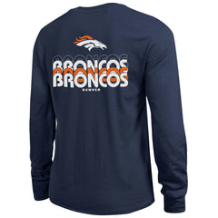 Denver Broncos Champion Women's Core Long-Sleeve T-Shirt Navy | NFL