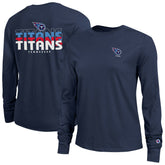 Tennessee Titans Champion Women's Core Long-Sleeve T-Shirt Navy | NFL