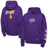 Los Angeles Lakers Youth Courtside Club Premiere Hoodie Purple - NBA