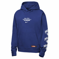 New York Knicks Youth Courtside Club Premiere Hoodie Blue - NBA