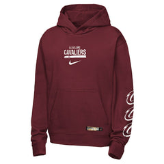 Cleveland Cavaliers Youth Courtside Club Premiere Hoodie Wine - NBA