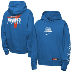 Oklahoma City Thunder Youth Courtside Club Premiere Hoodie Blue - NBA