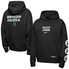 Boston Celtics Youth Courtside Club Premiere Hoodie Black - NBA