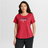 St. Louis Cardinals Nike Women's Arched Tri-Blend T-Shirt - MLB