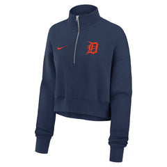 Detroit Tigers Nike Women's Primetime Phoenix Fleece Half-Zip Sweatshirt - MLB