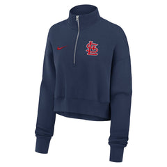 St. Louis Cardinals Nike Women's Primetime Phoenix Fleece Half-Zip Sweatshirt - MLB