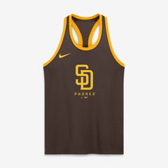 San Diego Padres Nike Women's Tri-Blend Dri-FIT Racerback Tank Top - MLB