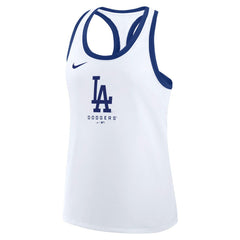 Los Angeles Dodgers Nike Women's Tri-Blend Dri-FIT Racerback Tank Top - MLB