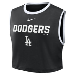 Los Angeles Dodgers Nike Women's Primetime Loose Dri-FIT Cropped Tank Top - MLB