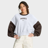 San Diego Padres Nike Women's Oversized High Hip Fleece Sweatshirt - MLB