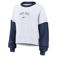 Boston Red Sox Nike Women's Oversized High Hip Fleece Sweatshirt - MLB