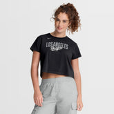 Los Angeles Dodgers Nike Women's Mod Cropped T-Shirt - MLB