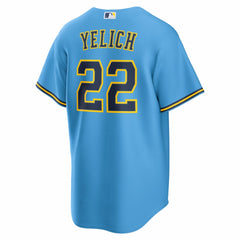 Christian Yelich Milwaukee Brewers Nike Road Replica Jersey - MLB