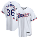 Wyatt Langford Texas Rangers Nike Home Replica Jersey - MLB