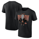 Joe Burrow Cincinnati Bengals Humble Shadow Player T-Shirt Black | NFL
