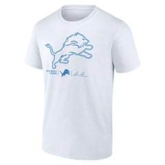 Aidan Hutchinson Detroit Lions Tonal Name & Number T-Shirt White | NFL