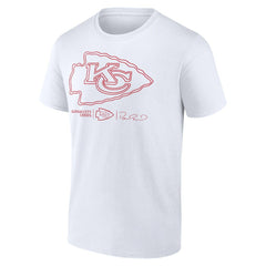 Patrick Mahomes Kansas City Chiefs Tonal Name & Number T-Shirt White | NFL