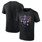 Justin Jefferson Minnesota Vikings Humble Shadow Player T-Shirt Black | NFL