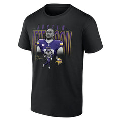 Justin Jefferson Minnesota Vikings Humble Shadow Player T-Shirt Black | NFL