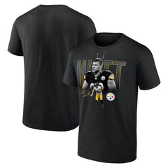 T.J. Watt Pittsburgh Steelers Humble Shadow Player T-Shirt Black | NFL