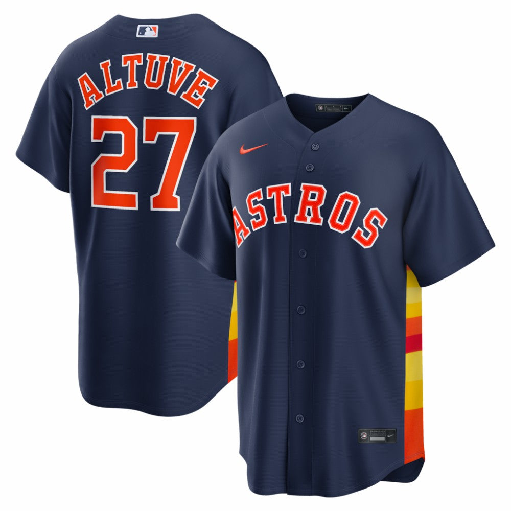 Jose Altuve Houston Astros Nike Alternate 2 Replica Jersey - MLB