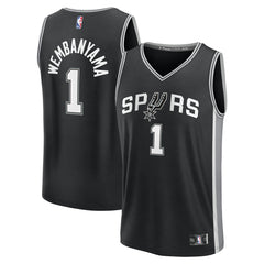 Victor Wembanyama San Antonio Spurs Youth Fast Break Replica Player Jersey Icon Edition Black - NBA