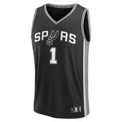 Victor Wembanyama San Antonio Spurs Fast Break Replica Player Jersey Icon Edition Black - NBA