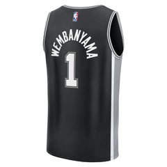 Victor Wembanyama San Antonio Spurs Fast Break Replica Player Jersey Icon Edition Black - NBA