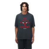 Chicago Bulls Unisex Miracle Academy x NBA Collection Vintage Boxy T-shirt Heather Black - NBA
