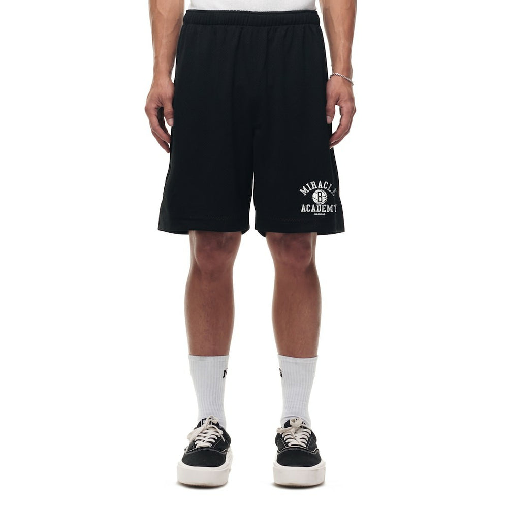 Brooklyn Nets Unisex Miracle Academy x NBA Collection Baggy Mesh P.E. Shorts Black - NBA