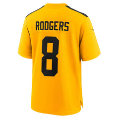 Aaron Rodgers Pittsburgh Steelers Alternate 1933 Throwback Game Jersey Gold | Nike for Sale