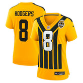 Aaron Rodgers Pittsburgh Steelers Women's Alternate 1933 Throwback Game Jersey Gold | Nike for Sale