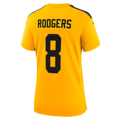 Aaron Rodgers Pittsburgh Steelers Women's Alternate 1933 Throwback Game Jersey Gold | Nike for Sale