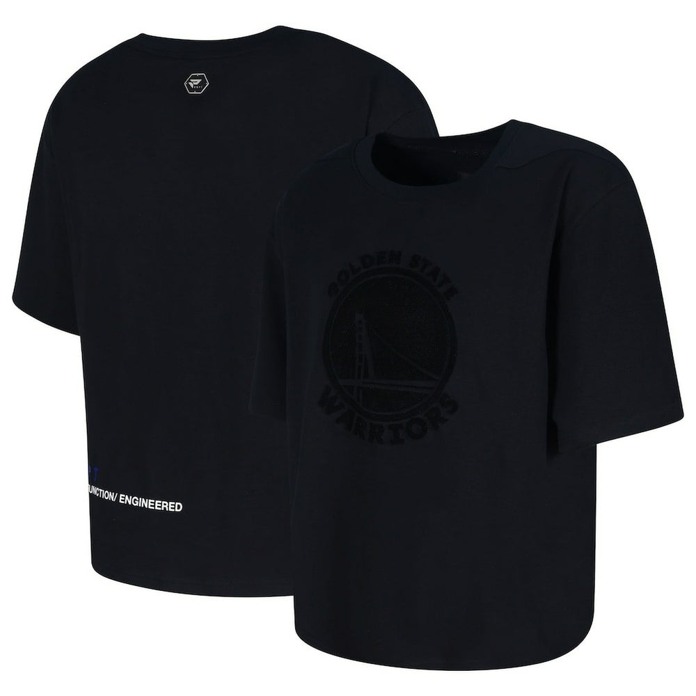 Golden State Warriors Protege Eco-Poly Interlock Fashion Tonal T-Shirt Black - NBA