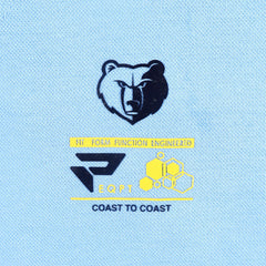 Memphis Grizzlies Protege Eco-Poly Interlock Fashion Tonal Hoodie Light Blue - NBA