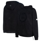Boston Celtics Protege Eco-Friendly Functional Suede Fashion Tonal Hoodie Black - NBA