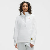 Chicago Blackhawks lululemon Women's Long Scuba Oversized Half-Zip Funnel Neck - White - NHL