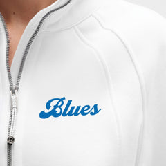 St. Louis Blues lululemon Women's Long Scuba Oversized Half-Zip Funnel Neck - White - NHL