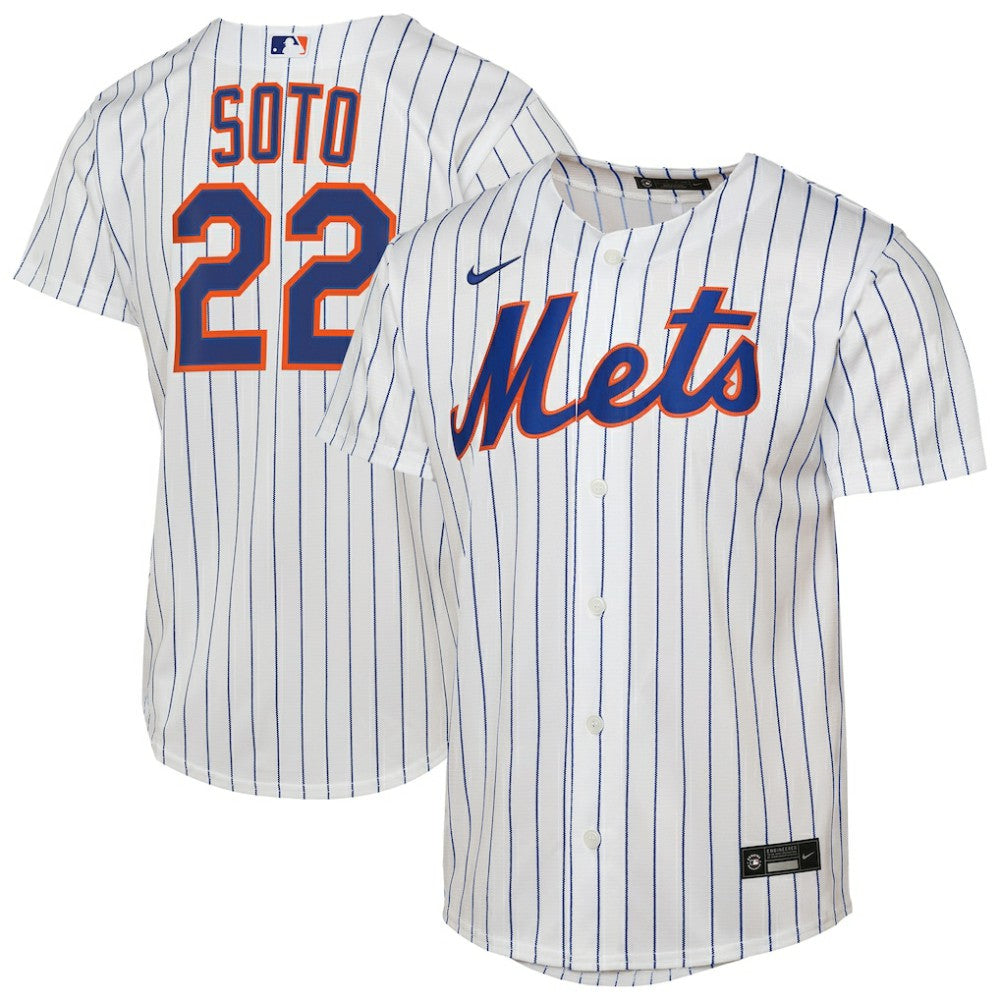 Juan Soto New York Mets Nike Youth Home Replica Player Jersey - MLB